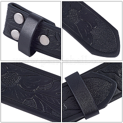 1Pc Imitation Leather Men's Chain Belts&nbsp;AJEW-CL0002-13A
