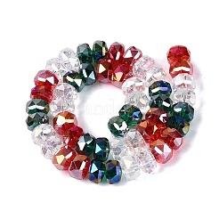 Electroplate Transparent Glass Beads Strands&nbsp;EGLA-N022-15A-B03