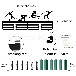 Fashion Iron Medal Hanger Holder Display Wall Rack&nbsp;ODIS-WH0037-426