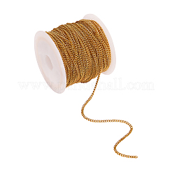 Brass Flat Oval Cable Chains&nbsp;CHC-CJ0001-12B