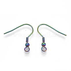 PVD Vacuum Plating 201 Stainless Steel Earring Hooks&nbsp;STAS-R102-38
