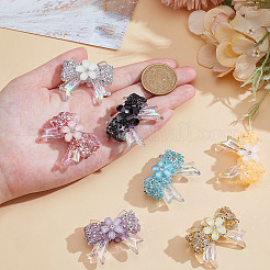 7Pcs 7 Colors Transparent Resin Beads&nbsp;RESI-ME0001-19