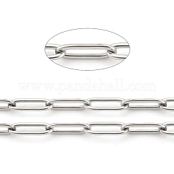 Non-Tarnish 304 Stainless Steel Paperclip Chains&nbsp;STAS-H111-04P-B