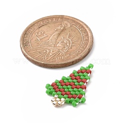Handmade MIYUKI Japanese Seed Loom Pattern Seed Beads&nbsp;PALLOY-MZ00059-03