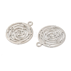 Long-Lasting Plated Brass Filigree Pendants&nbsp;KK-K336-25A-P