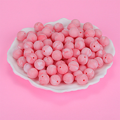Round Silicone Focal Beads&nbsp;SI-JX0046A-61