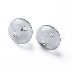 Transparent Handmade Blown Glass Globe Beads&nbsp;GLAA-T012-52C