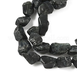 Raw Rough Natural Black Tourmaline Beads Strands&nbsp;G-M453-A01-02
