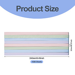1080 Sheets Lucky Star Origami Paper&nbsp;DIY-TADJ0001-12