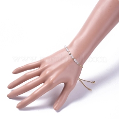 Adjustable Natural Rainbow Moonstone Slider Bracelets&nbsp;BJEW-JB04929-02