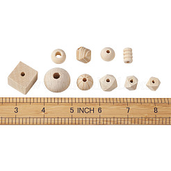 Unfinished Wood Beads&nbsp;WOOD-TA0002-14