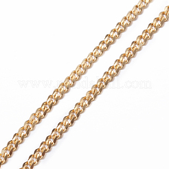 304 Stainless Steel Curb Chain Necklaces&nbsp;X-NJEW-P147-04G