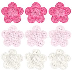 30Pcs 3 Colors Cloth Doll Hat&nbsp;AJEW-SC0031-32