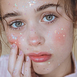 105G Plastic Star & Moon Confetti&nbsp;DIY-ME0002-20