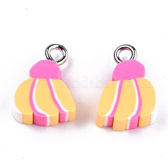 Handmade Polymer Clay Charms&nbsp;X-CLAY-T016-55