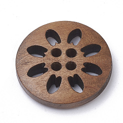 4-Hole Wooden Buttons&nbsp;X-WOOD-S040-35