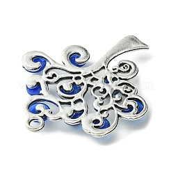 Blue Evil Eye Alloy Pendants&nbsp;PALLOY-JF02358-03