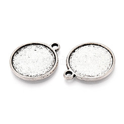 Tibetan Style Alloy Pendant Cabochon Settings&nbsp;PALLOY-N178-13AS-F