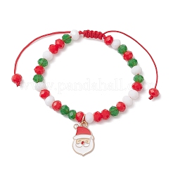 Christmas Theme Alloy Enamel Charm Bracelets&nbsp;BJEW-JB12411