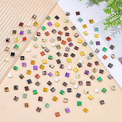 140Pcs 14 Colors 2-Hole Glass Seed Beads&nbsp;SEED-ME0001-07