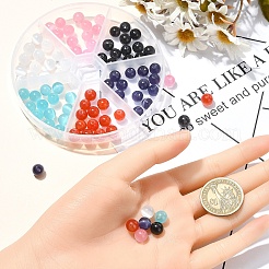 90Pcs 6 Colors Cat Eye Beads Sets&nbsp;CE-YW0001-01