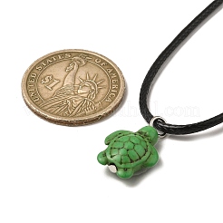 Synthetic Turquoise Pendant Necklace&nbsp;NJEW-JN04540