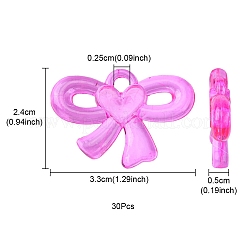Transparent Acrylic Pendants&nbsp;TACR-YW0001-81
