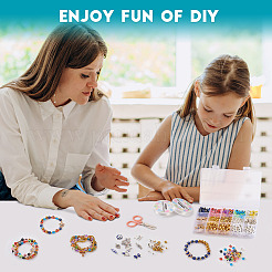 DIY Evil Eye Bracelet Making Kit&nbsp;DIY-TA0004-42