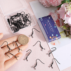 40Pcs 2 Styles 316 Stainless Steel & 304 Stainless Steel Earring Hooks&nbsp;STAS-SC0008-31