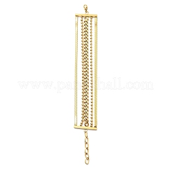 304 Stainless Steel Chains Multi-strand Bracelet for Women&nbsp;BJEW-G674-01A-G