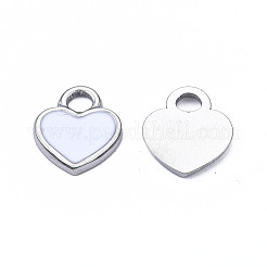 201 Stainless Steel Charms&nbsp;STAS-S080-045P-09-NR