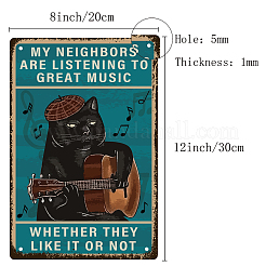 Vintage Metal Iron Tin Sign Poster&nbsp;AJEW-WH0157-671