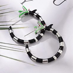 Alloy Dragon Stud Earrings&nbsp;EJEW-R011-02P