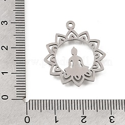 Buddhist 304 Stainless Steel Pendants&nbsp;SA-CBA4CE0-06P