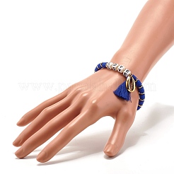 Word Love Beads Stretch Bracelet for Girl Women&nbsp;BJEW-JB07208-05