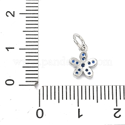 Brass Micro Pave Cubic Zirconia Charms&nbsp;KK-C156-09P-01
