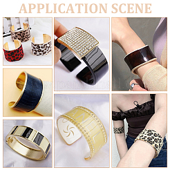 2Pcs Alloy Grooved Bangles&nbsp;BJEW-UN0001-90