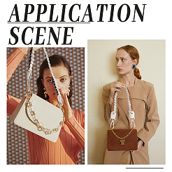 2Pcs 2 Colors Woolen Yarn & PU Leather Bag Strap&nbsp;FIND-WR0002-29