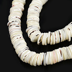Natural Trochus Shell Beads Strands&nbsp;SSHEL-N034-163B