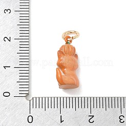 Brass Enamel Pendants&nbsp;KK-CBAE20A-01B-G