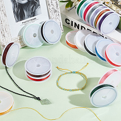20 Rolls 20 Colors Polyester Round Thread&nbsp;OCOR-PH0002-64A