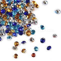 Acrylic Rhinestone Pointed Back Cabochons&nbsp;MRMJ-XCP0001-61