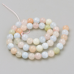 Natural Morganite Beads Strands&nbsp;X-G-Q961-08-8mm