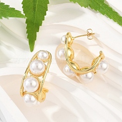 Brass Stud Earrings&nbsp;KK-U058-66G