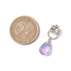 Electroplate Glass Pendants&nbsp;PALLOY-JF03577