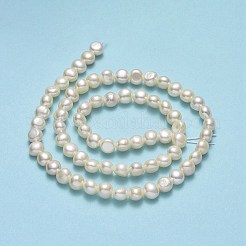 Natural Cultured Freshwater Pearl Beads Strands&nbsp;PEAR-A005-07A-01