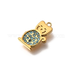 304 Stainless Steel Pendants&nbsp;STAS-Z160-08G-03