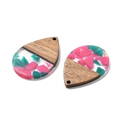 Resin and Walnut Pendants&nbsp;FIND-R051-15D
