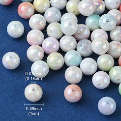Two Tone Opaque Acrylic Beads&nbsp;SACR-YW0001-62B