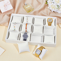 12-Slot MDF Covered with PU Leather Watch Organizer Trays&nbsp;AJEW-WH0348-718A